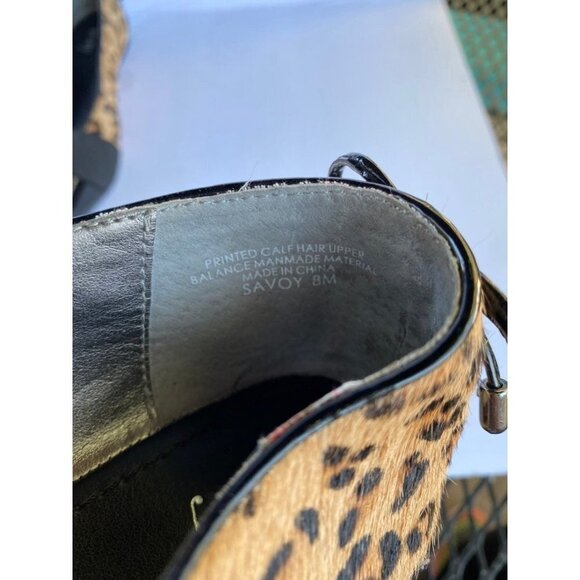 Slip On Flats Printed Calf Hair Shoes 8 - Picture 11 of 12